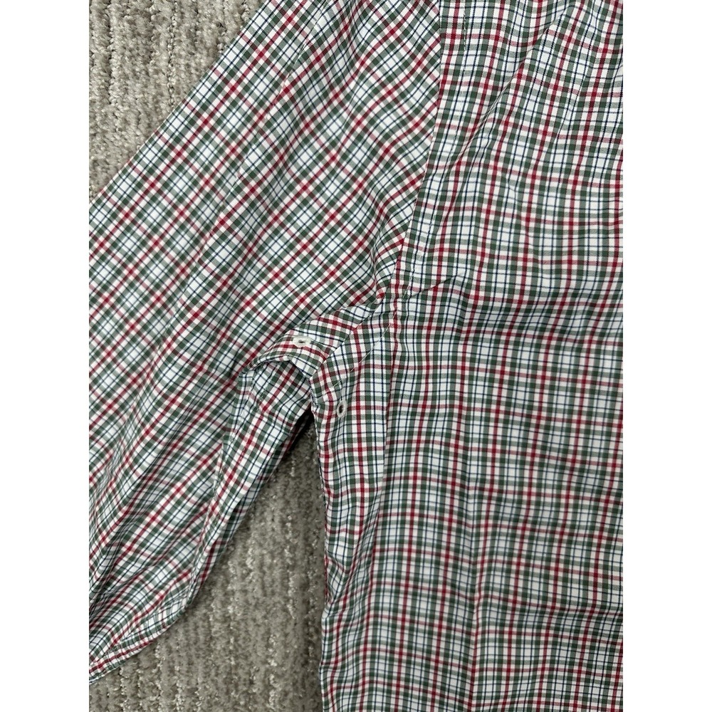 Southern Tide Shirt Mens Small Green Plaid Intercoastal Button Down Long Sleeve - Picture 6 of 12